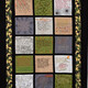 RAVAGES OF WAR<br>
72 x 36<br>
Stitched and hand quilted on cotton fabric, 2023-24